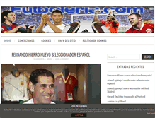 Tablet Screenshot of futboleria.com